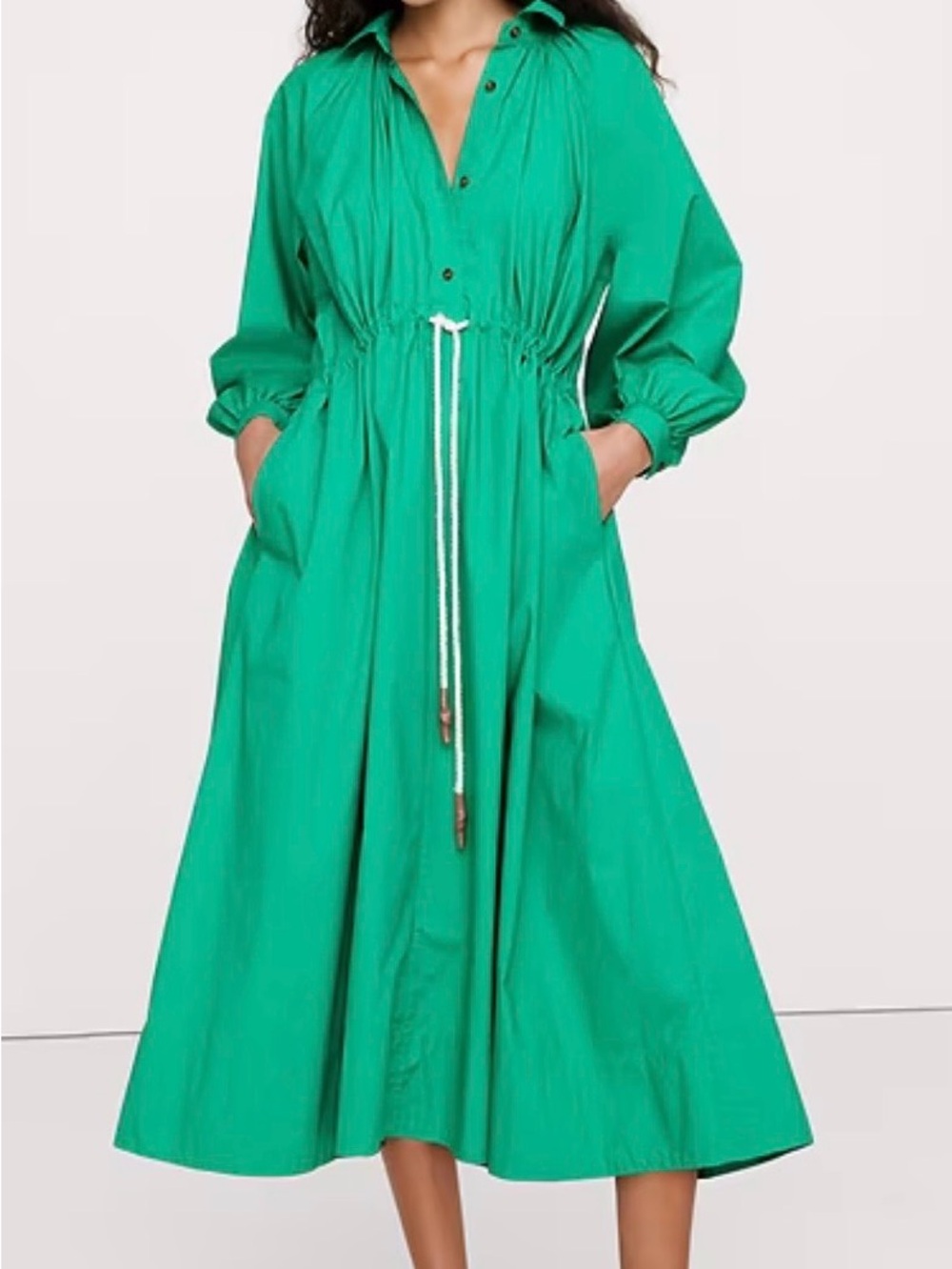 Banana Republic Midi Shirtdress NWOT